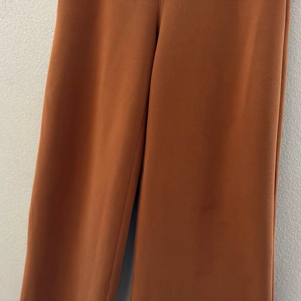 Spanx Air Essentials Wide Leg Pant Womens Large Tall Butterscotch Casual Comfy - Picture 10 of 13